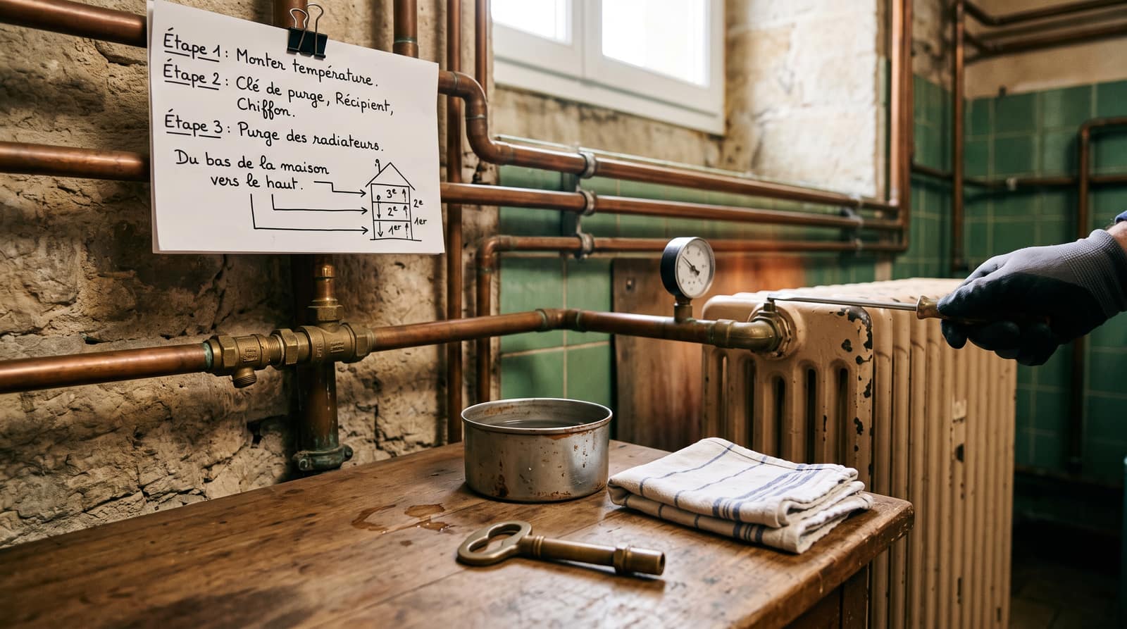 Le matériel et la préparation